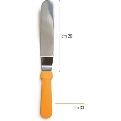 Decora - 0271006 - Abgewinkelt - 20 cm - Edelstahl Spatel Decora - 0271006 - Abgewinkelt - 20 cm - Edelstahl Spatel