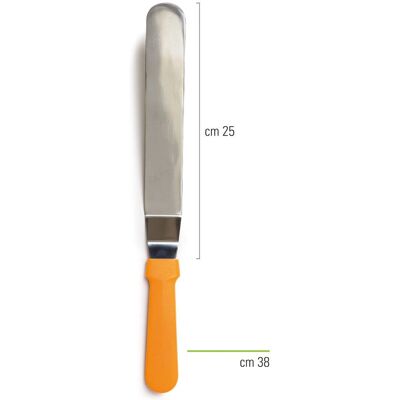 Decora Paleta de Acero Inoxidable 0271007 - Espátula de Cocina 25 cm Decora Paleta de Acero Inoxidable 0271007 - Espátula de Cocina 25 cm