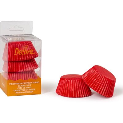 Decora 0339635 Röda muffinsformar - 75 st Decora 0339635 Röda muffinsformar - 75 st