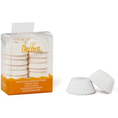 Decora 200 Moules en Papier Blancs pour Cuisson - Muffin - Moules à Muffins Decora 200 Moules en Papier Blancs pour Cuisson - Muffin - Moules à Muffins