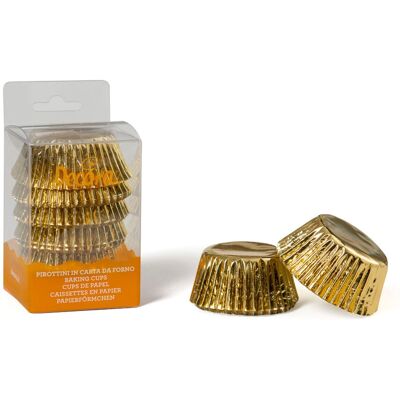 Decora Gouden Muffinvormpjes - 60 stuks - Hittebestendig tot 220°C Decora Gouden Muffinvormpjes - 60 stuks - Hittebestendig tot 220°C