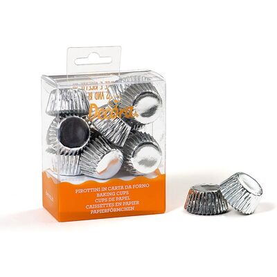 Decora Zilveren Muffinvormpjes - 180 stuks Decora Zilveren Muffinvormpjes - 180 stuks