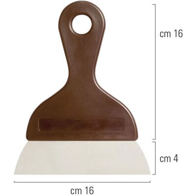 Decora 0271021 Espátula de cozinha em aço inoxidável 16cm - Espátula de cozinha Decora 0271021 Espátula de cozinha em aço inoxidável 16cm - Espátula de cozinha