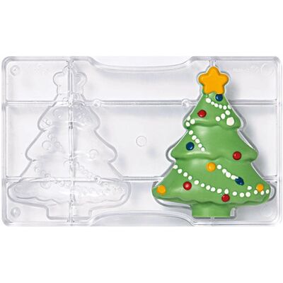 Decora Modelo 0050113 - Molde de Chocolate - Árbol de Navidad - Policarbonato Profesional Decora Modelo 0050113 - Molde de Chocolate - Árbol de Navidad - Policarbonato Profesional