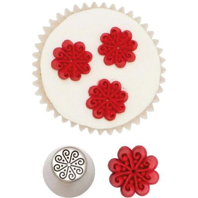 Decora Decorazione a Spirale in Acciaio Inox - Decoratore per Torte Decora Decorazione a Spirale in Acciaio Inox - Decoratore per Torte