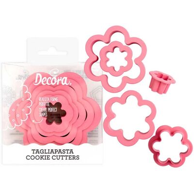 Decora 255313 Ροζ - Κοπτικό για μπισκότα Χριστουγεννιάτικο δέντρο και χιονάνθρωπο Decora 255313 Ροζ - Κοπτικό για μπισκότα Χριστουγεννιάτικο δέντρο και χιονάνθρωπο