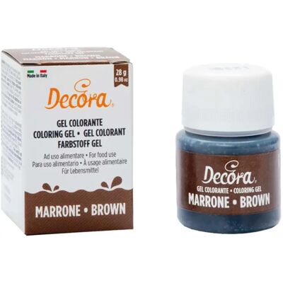 Colorante in Gel Marrone Decora - 28g per Dolci Colorante in Gel Marrone Decora - 28g per Dolci