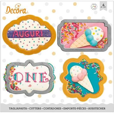 Decora Modell 4 Ausstecher - Kekssorten Decora Modell 4 Ausstecher - Kekssorten