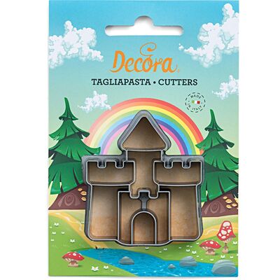 Decora Cortador de Biscoitos - Forma de Castelo - 6x7cm - Cinza Decora Cortador de Biscoitos - Forma de Castelo - 6x7cm - Cinza