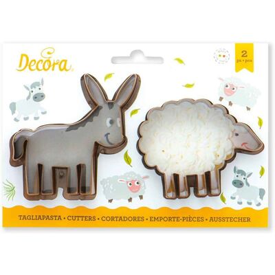 Ensemble Decora 2 Découpe-gâteaux Animaux Ensemble Decora 2 Découpe-gâteaux Animaux