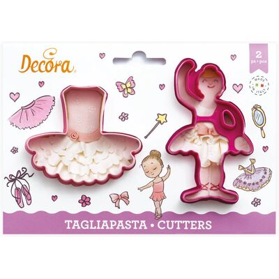 Decora Ballerina Tutu Koekjesuitsteker Set Decora Ballerina Tutu Koekjesuitsteker Set