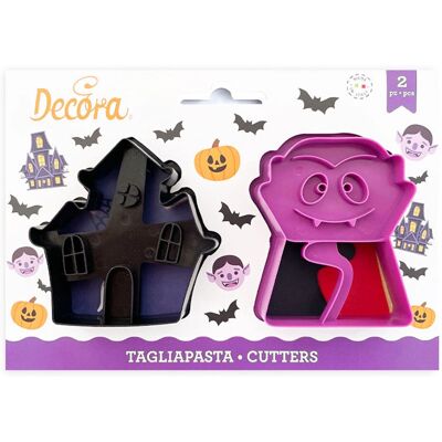 Decora 0255091 Κουπ πατ για μπισκότα - Halloween βρυκόλακας & στοιχειωμένο σπίτι Decora 0255091 Κουπ πατ για μπισκότα - Halloween βρυκόλακας & στοιχειωμένο σπίτι