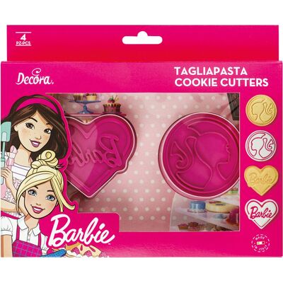 Decora Ροζ Barbie Σετ Κοπτών - Σετ Κοπτών Decora Ροζ Barbie Σετ Κοπτών - Σετ Κοπτών