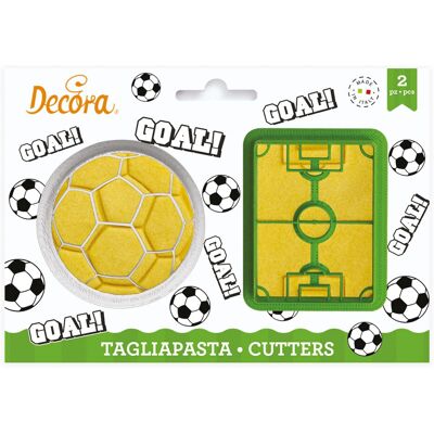 Decora Ausstecherset - Fußball & Spielfeld - Italien Decora Ausstecherset - Fußball & Spielfeld - Italien