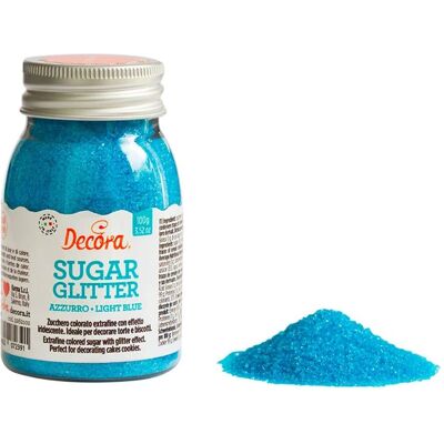 Zucchero Glitterato Blu Karma - Decorazioni - 100g Zucchero Glitterato Blu Karma - Decorazioni - 100g