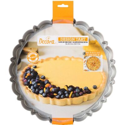 Decora 0075053 Stampo da forno - Stampo per crostata rotondo 30cm Decora 0075053 Stampo da forno - Stampo per crostata rotondo 30cm