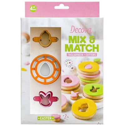 Decora Modèle 4 Oeufs à Pâtisserie Emporte-pièces - Set de 4 Decora Modèle 4 Oeufs à Pâtisserie Emporte-pièces - Set de 4