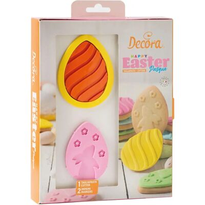 BIGHOUSE IT - Ensemble de découpoirs de Pâques 3 pièces avec marqueurs BIGHOUSE IT - Ensemble de découpoirs de Pâques 3 pièces avec marqueurs