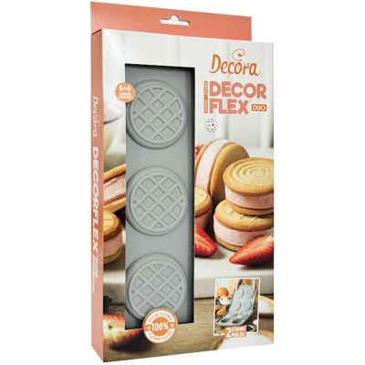 Decora Modèle 9260442 Moules en Silicone - Rond, 2 Profondeurs Decora Modèle 9260442 Moules en Silicone - Rond, 2 Profondeurs