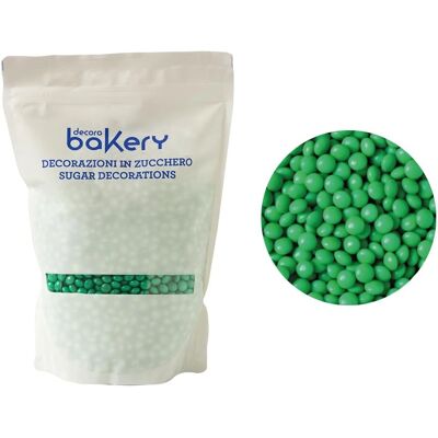 Unknown - Decora Mini - Foglia Verde - 1kg - Chocolate Lentils Unknown - Decora Mini - Foglia Verde - 1kg - Chocolate Lentils