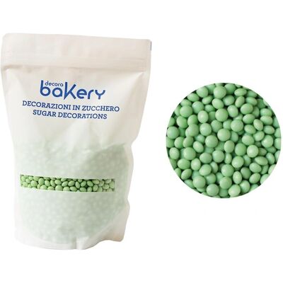 Decora - Mini Lenti Di Cioccolato Verde Chiaro Decora - Mini Lenti Di Cioccolato Verde Chiaro