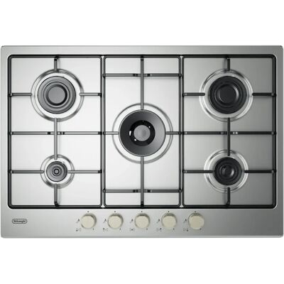 De’Longhi YLG 75 F piano cottura in acciaio inox - 5 fuochi De’Longhi YLG 75 F piano cottura in acciaio inox - 5 fuochi