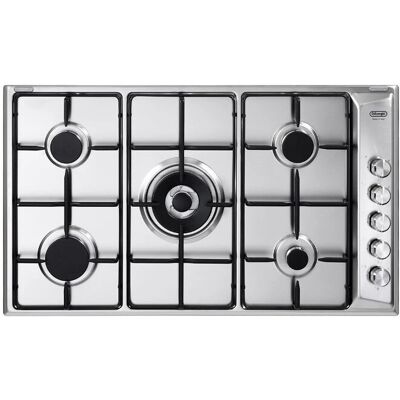DeLonghi DLI59DD Plaque de cuisson à gaz avec 5 foyers - Publicité DeLonghi DLI59DD Plaque de cuisson à gaz avec 5 foyers - Publicité