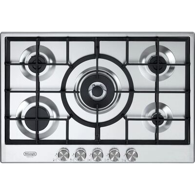 DeLonghi NSL575X Piano cottura a gas 75cm con 5 bruciatori DeLonghi NSL575X Piano cottura a gas 75cm con 5 bruciatori