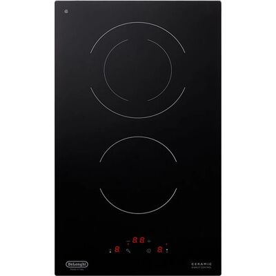 DeLonghi PVC31N Piano Cottura Elettrico 2 Zone 30 cm Nero DeLonghi PVC31N Piano Cottura Elettrico 2 Zone 30 cm Nero