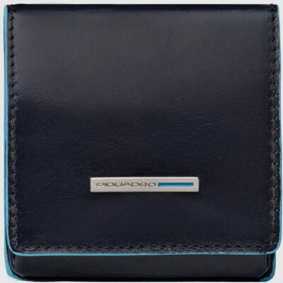 Piquadro PU2634B2/BLU2 Portafoglio in pelle blu navy - portafoglio Piquadro PU2634B2/BLU2 Portafoglio in pelle blu navy - portafoglio