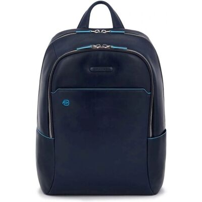Zaino in Pelle Piquadro Blue Square - Laptop 39cm Zaino in Pelle Piquadro Blue Square - Laptop 39cm
