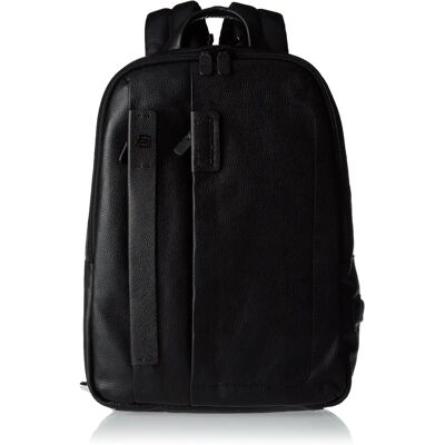 PIQUADRO Zaino P15, porta PC 14" - Zaino in pelle con scomparto imbottito PIQUADRO Zaino P15, porta PC 14" - Zaino in pelle con scomparto imbottito