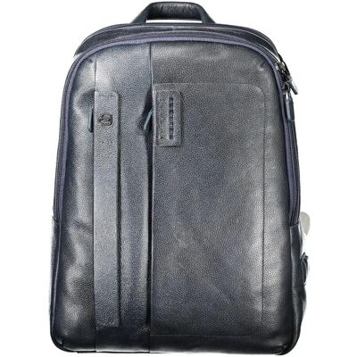Niebieski Skórzany Plecak Piquadro - P15 - Torba na Laptop 14" Niebieski Skórzany Plecak Piquadro - P15 - Torba na Laptop 14"