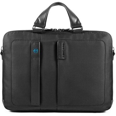 Piquadro Czarna torba na laptopa - Na 15,6 cala - Profesjonalny styl Piquadro Czarna torba na laptopa - Na 15,6 cala - Profesjonalny styl