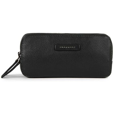 Piquadro Borsa da Polso in Pelle Nera - Wrist Bag Piquadro Borsa da Polso in Pelle Nera - Wrist Bag