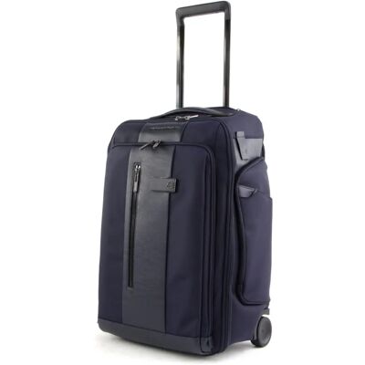 Piquadro Blue Nylon 2-Roller Business Trolley - Luggage Piquadro Blue Nylon 2-Roller Business Trolley - Luggage
