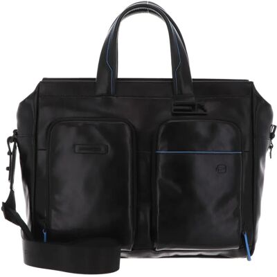 Piquadro Ca5769B2V Leather Briefcase - Unisex Piquadro Ca5769B2V Leather Briefcase - Unisex