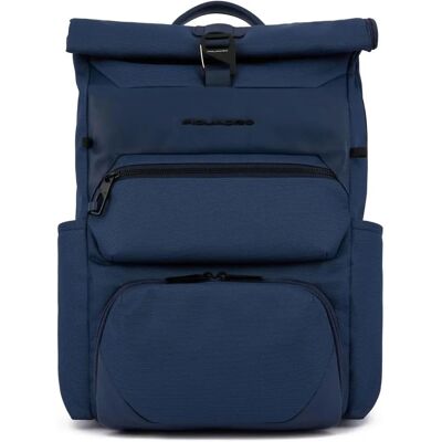 PIQUADRO GIO Rugzak RollTop - Unisex, 14" Laptop, Kunstleermix, Rits PIQUADRO GIO Rugzak RollTop - Unisex, 14" Laptop, Kunstleermix, Rits