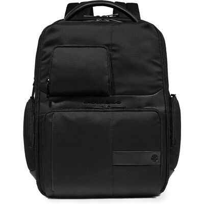 Piquadro Czarny plecak - Plecak na laptop 15,6" Piquadro Czarny plecak - Plecak na laptop 15,6"