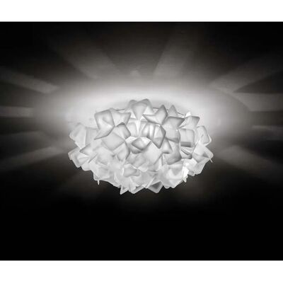 Lampe Plafonnier Blanche Clizia de Slamp - Design Moderne - Publicité Lampe Plafonnier Blanche Clizia de Slamp - Design Moderne - Publicité
