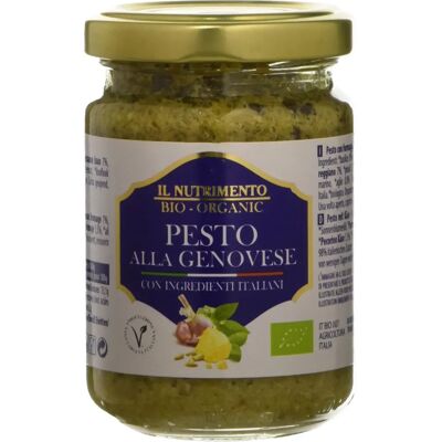Il Nutrimento Pesto Genovese - Sin Gluten - Albahaca y Piñones - 130g Il Nutrimento Pesto Genovese - Sin Gluten - Albahaca y Piñones - 130g
