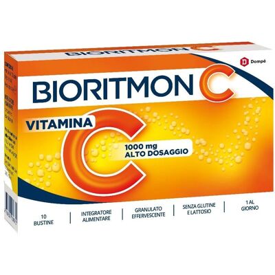 Dompé C 1000 - Vitamina C ad alto dosaggio - 10 bustine Dompé C 1000 - Vitamina C ad alto dosaggio - 10 bustine