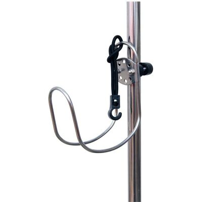 Support en acier inoxydable HiNelson pour bouée en anneau ou fer à cheval - Publicité Support en acier inoxydable HiNelson pour bouée en anneau ou fer à cheval - Publicité
