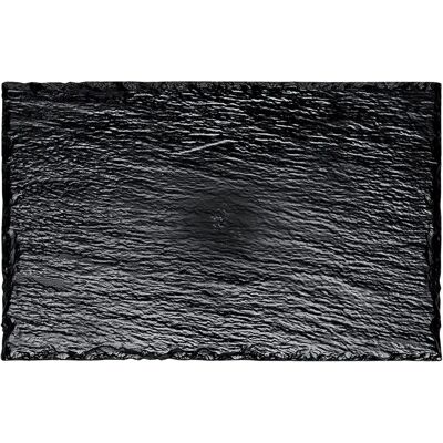 Plateaux Rectangulaires Effet Ardoise Noire Goldplast - 10 pièces - Publicité Plateaux Rectangulaires Effet Ardoise Noire Goldplast - 10 pièces - Publicité