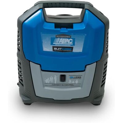 Compressore d'aria portatile Abac 1,5 HP - Compatto, Senza olio, 8 Bar Compressore d'aria portatile Abac 1,5 HP - Compatto, Senza olio, 8 Bar