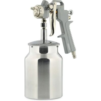 ABAC Pistola verniciatura pneumatica - Serbatoio in alluminio da 1L - Modello regolabile - Fai da te ABAC Pistola verniciatura pneumatica - Serbatoio in alluminio da 1L - Modello regolabile - Fai da te