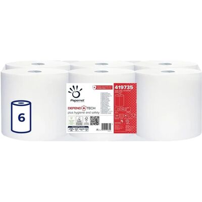 PAPERNET - Defend Tech - Rollo de papel en roll blanco - Papel de mano PAPERNET - Defend Tech - Rollo de papel en roll blanco - Papel de mano
