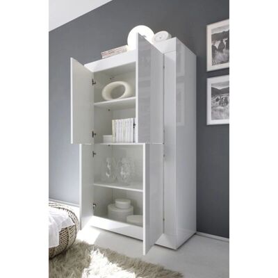 INOSIGN Highboard Basic 162cm Weiß Hochglanz - Highboard INOSIGN Highboard Basic 162cm Weiß Hochglanz - Highboard
