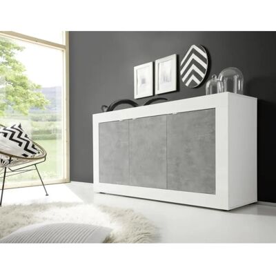 INOSIGN Basic 160cm Weiß Hochglanz Sideboard - Sideboard INOSIGN Basic 160cm Weiß Hochglanz Sideboard - Sideboard