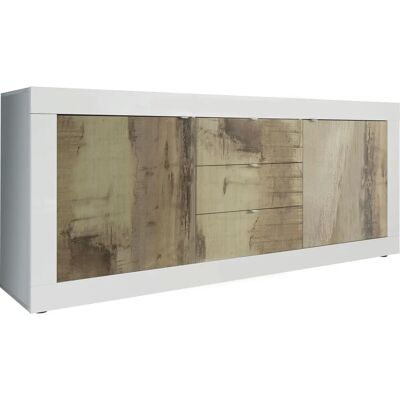 INOSIGN Basic 210cm Weiß Hochglanz Sideboard - Sideboard INOSIGN Basic 210cm Weiß Hochglanz Sideboard - Sideboard
